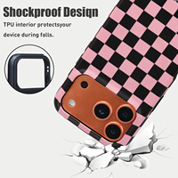 Coque de téléphone antichoc 2-en-1 magnétique 3D par sublimation TPU+PC avec protection intégrale pour 17/16/15 Pro Max