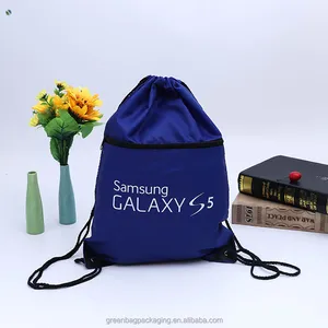 Bolsas de compras ecológicas con logotipo personalizado para mujer, cordón de tela ecológica sólida para juguetes pequeños, bolso de mano informal de nailon grande