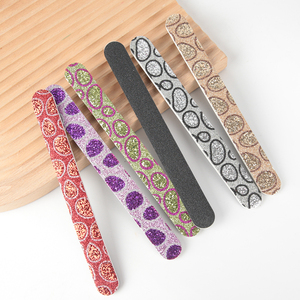 Hot 48 cái tùy chỉnh chất lượng cao chuyên nghiệp có thể giặt móng tay tập tin với logo mô hình với hiển thị trường hợp gói - Product Image 5