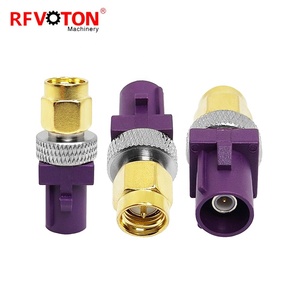 Adaptador Fakra a SMA macho a Fakra macho hembra Código A/<span class=keywords><strong>B</strong></span>/C/D/E/F/<span class=keywords><strong>G</strong></span>/<span class=keywords><strong>H</strong></span>/I/K/Z 50 Ohm SMA Fakra Adaptador Conectores coaxiales RF - Product Image 1