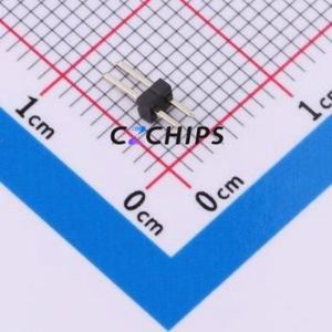 BX-PZ1.27-1-2PZZ Pin Header Through hole Component (THT),P=1.27mm Connector 1x2P 1.27mm Pin Header Through Hole - Product Image 2