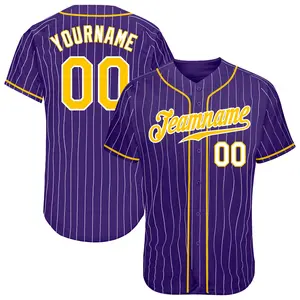 Vente en gros de maillots de baseball personnalisés uniques, imprimé, nom de l'équipe, numéro, chemise de baseball à la mode, maillot de softball pour hommes