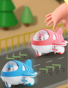 Jouets d'avion à inertie pour enfants, petit modèle d'avion de <span class=keywords><strong>voyage</strong></span> <span class=keywords><strong>en</strong></span> plastique, résistant aux chutes, avec fonction de balancement avant-arrière - Product Image 3