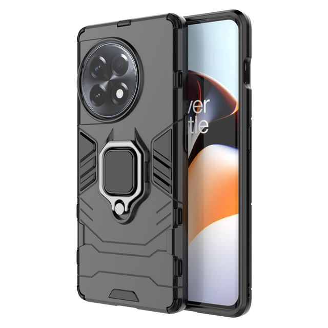 Rugged Shockproof Phone Case for oneplus 11 5G /1+ACE 2/1+11R/1+ACE 3 Lite Magnetic Ring Holder Kickstand Armor Case Cover