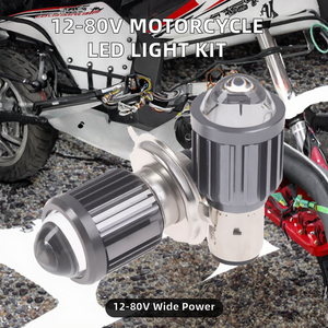 Luces LED Universales para Motocicleta de 12-80V, Kit Completo con Enchufe H4, 1 Año de Garantía, Venta al Por Mayor, Compatible con OEM, MOQ Bajo - Product Image 2