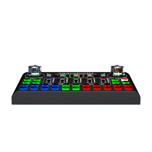 Nueva tarjeta de sonido F007c, condensador de estudio de escritorio, mezclador de Audio, micrófono, tarjeta de sonido para cantar, Audio profesional para grabar <span class=keywords><strong>Karao</strong></span> en vivo - Product Image 3
