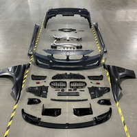 Nouveau kit carrosserie sport style F30 M3 à prix d'usine : pare-chocs avant/arrière, jupes latérales, grille d'échappement, fixation par boulons