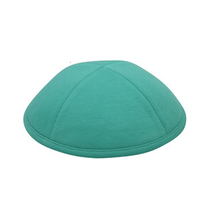 Yihaoyi 하이 퀄리티 사용자 정의 로고 Kippah 유대인 모자 트릴 면 단색 유대인 야마카 모자 무슬림 남성의 매일기도 모자 - Product Image 6