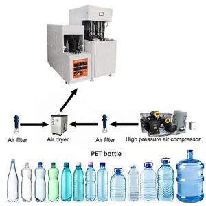 เครื่องเป่าขวดพลาสติก250มล. 350L 500มล. เครื่องเป่าขวด5L 1L แบบ2ช่อง - Product Image 6