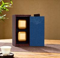 Boîte d'emballage pour thé noir, style souvenir, style chinois, forme rectangulaire, fabriquée en Chine, boîte cadeau vide pour compléments alimentaires