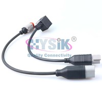 Konektor DEUTSCH DT Kabel Harness Otomotif DT06-2/3/4/6/8/12S DT04-2/3/4/6/8/12P Steker Receptacle untuk Industri Pertanian
