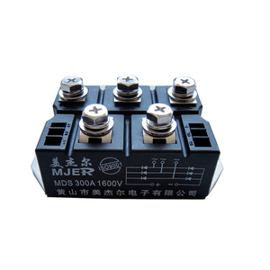 Diodo Rectificador de Alta Corriente MDS 300A 1600V <span class=keywords><strong>VUO</strong></span> Tipo Negro, Rectificador de Puente Trifásico - Product Image 1