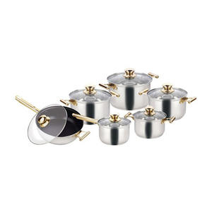 Utensilios <span class=keywords><strong>de</strong></span> cocina <span class=keywords><strong>de</strong></span> acero inoxidable <span class=keywords><strong>de</strong></span> diseño clásico, cazuelas, juego <span class=keywords><strong>de</strong></span> cena chino con sartén y <span class=keywords><strong>ollas</strong></span>/sartenes para cocinar - Product Image 2