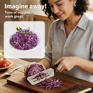 Cabbage <b>Kitchen</b> Knife Stainless Steel Dual Blades Peeling <b>Tool</b> <b>Kitchen</b> Vegetable Fruit Cutter Slicer Chopper Household <b>Gadgets</b> - Product Image 3