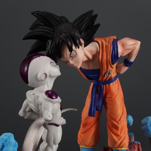 ลูกบอล PVC แอคชั่นฟิกเกอร์ goku กับ frisa crosseye โมเดลของเล่นการ์ตูนซุนวูคองทำด้วยมือ - Product Image 4