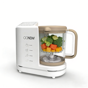 Procesador de Alimentos para Bebés Eléctrico Portátil <span class=keywords><strong>6</strong></span> en 1, Licuadora, Cortador de Vegetales, Cocción al Vapor, Función de Autolimpieza, Libre de BPA, 700W, 1 Año de Garantía - Product Image 1