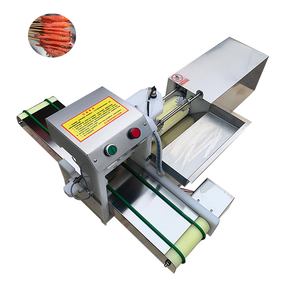 Chicken Skewer Making <b>Machine</b> Bbq Gluten Sausage Skewers <b>Stringing</b> <b>Machine</b> Meat Kebab Skewering <b>Machine</b> - Product Image 1