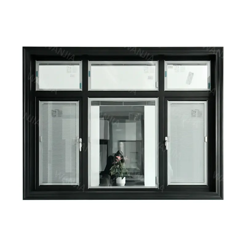 Janelas de vidro isoladas térmicas, janelas de alumínio de alta qualidade