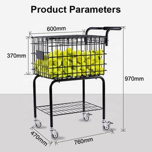 Tenniswagen Met Grote Capaciteit Tenniswagen, Met Meerdere Capaciteiten Om Uit Te Kiezen - Product Image 5