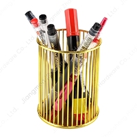 Personnalisé Bureau Bureau Enfants Cylindre Rond Maquillage Brosse Rangement Stylo Organisateur Crayon Porte-Crayon pour Bureau
