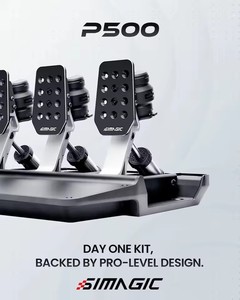 แป้นเหยียบ Simagic P500 แบบมีสายสำหรับพีซี ผลิตจากอะลูมิเนียมอัลลอยหล่อขึ้นรูป พร้อมเซ็นเซอร์โหลดเซลล์รับน้ำหนักได้ 100 กิโลกรัม ผลิตในประเทศจีน - Product Image 6