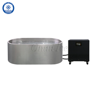 Omni CHU-15 1.5HP Refroidisseur d'eau portable pour bain de glace avec pompe à ozone, équipement de bien-être, moteur 220V/110V, Nouveau, Garantie 1 an