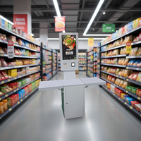 Caisse enregistreuse tactile Android pour supermarché, restaurant, kiosque de paiement en libre-service, modèle POS S22, garantie 1 an