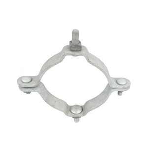 Bande de protection doublement renforcée Quan Pham 7 pouces - 7-5/8 pouces, galvanisée à chaud ASTM A-153, haute qualité, deux demi-bandes en acier de 1/4'' x 1-1/2'' - Product Image 5