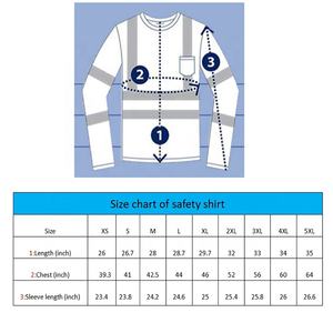 Kemeja kerja pria, lengan panjang konstruksi katun kemeja katun keselamatan untuk pria - Product Image 4