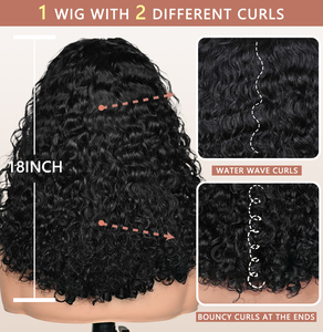 วิกผม X-TRESS แบบไม่ต้องใช้กาว 13*4  วิกผมลูกไม้แบบธรรมชาติ ผมหยิกแบบพม่า วิกผมบ๊อบสั้นสำหรับผู้หญิงผิวดำ ผมธรรมชาติ วิกผมเวียดนามจากผมมนุษย์ - Product Image 5