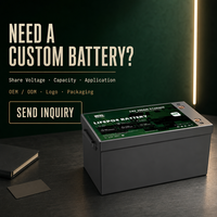 JREPOWER IP67 8S1P 25.6V 5kWh LiFePO4 Baterai Lithium Ion Semi-solid State 200Ah 6000 Siklus untuk Sistem Tenaga Surya Truk Udara