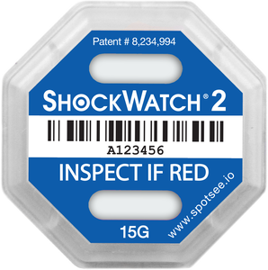 Shockwatcher thả phát hiện tác động dán 15g vận chuyển cảnh báo nhãn shockwatches tác động nhãn Sốc Chỉ số nhãn dán - Product Image 3