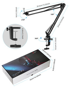 Nouveau microphone de <span class=keywords><strong>studio</strong></span> cardioïde filaire professionnel bon marché pour l'enregistrement en direct - Product Image 3