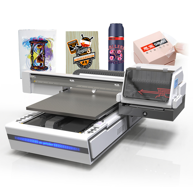Printing Machine 6090 Uv Printer Large Format A1 Uv Printer Flatbed Printer for Gift Box/packing Bag/carton Box
