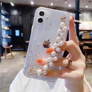 Funda de teléfono de goma con diamante brillante para <span class=keywords><strong>iphone</strong></span>, carcasa trasera para <span class=keywords><strong>iphone</strong></span> 12 12 pro max 6 7 8 x xr <span class=keywords><strong>xs</strong></span> max - Product Image 3