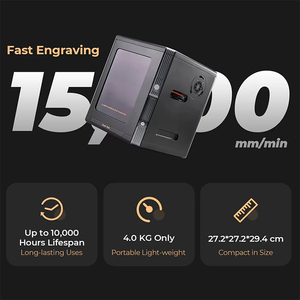 Machine de gravure au <span class=keywords><strong>laser</strong></span> à diode <span class=keywords><strong>Wainlux</strong></span> modèle K8, petite graveuse CNC pour l'aluminium, la céramique, les tasses à thé, l'acrylique, le MDF, les bouteilles - Product Image 6