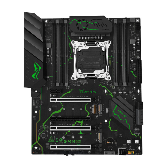 MACHINIST X99 MR9S ATX Motherboard LGA 2011-3 C612 Chips Supports TPM 2.0 Intel Xeon E5 V3/V4 CPU DDR4 RAM Memory NVME M.2