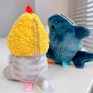 Buen precio Kawaii japonés Tempura Camarón frito llavero de felpa tiburón <span class=keywords><strong>gato</strong></span> colgante de felpa - Product Image 5