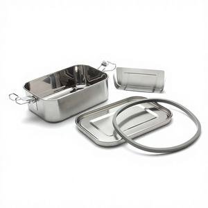 Lonchera Bento de Acero Inoxidable Libre de BPA <span class=keywords><strong>para</strong></span> Recién Nacidos con Tapa Hermética y Hebilla - Product Image 6