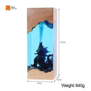 Tùy chỉnh USB <span class=keywords><strong>LED</strong></span> đèn bàn độc đáo động vật biển đám mây cá mập thiết kế thân thiện với môi nhựa trong suốt hàng thủ công cho Halloween Giáng sinh - Product Image 5