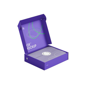 Scatole Postali Autoerigenti in Materiale Riciclato con Logo Personalizzato a Colori Rosa per Prodotti Skincare/Auto-Cura/Cura dei Capelli - Product Image 1