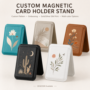 Portacarte Magnetico per Custodia Telefono, Portafoglio in Pelle PU con Magnete Potente, Sottile Slot per Carte di Credito per <span class=keywords><strong>iPhone</strong></span> 17 16 15 <span class=keywords><strong>14</strong></span> - Product Image 1