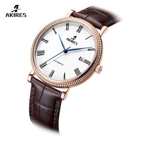 Orologi automatici impermeabili da uomo Akires Oem con 9015 Miyota con riserva di carica Display analogico Design creativo del braccialetto - Product Image 3