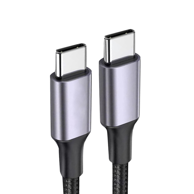 Premium Type c Cable Nylon Braided PD 65W USB C to C Fast Charging Data Cable for Cellphones for Laptop