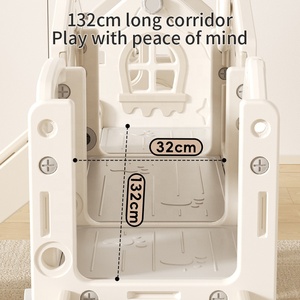 Feelbaby Đa Chức Năng Trong Nhà Giáng Sinh Nhà Playhouse Nhựa Trượt Đu Cho Trẻ Em Cho Nhà Trẻ Trung Tâm Mua Sắm Mẫu Giáo - Product Image 5