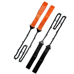 Motosierra Portátil para Exteriores con Barra Guía de 24 Pulgadas, Naranja y Negra, Herramienta de Bricolaje para Jardinería y Tala - Product Image 4