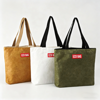Sacs fourre-tout promotionnels personnalisés en papier Tyvek Dupont, étanches, écologiques, de luxe léger, tendance, avec logo personnalisé, collection 2026, vente chaude