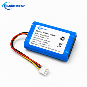 แบตเตอรี่คุณภาพสูงรุ่นใหม่ปี 2026 18500-2S 7.4V 1600mAh ของแท้ 100% ชาร์จได้ 800 รอบ สำหรับของเล่น ไฟฉาย และแบตเตอรี่อื่นๆ - Product Image 2