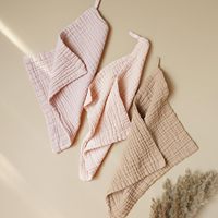 Plain Muslin Towels 100% Cotton Soft Baby Bath Towel,suitable for Newborn Girls and Boys 4layers
