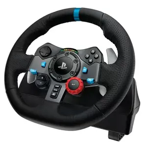 ps5 racing wheel clutch shifter Suppliers-Pc Game Racing Steering Wheel Simulator Controller Wiel Met Pedalen En Shifter Voor Ps4/Ps5/Xbox One/360/Xbox X